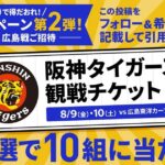 Visaの公式Xをフォロー・リポストでプロ野球阪神タイガース戦のビスタルームやイベント参加券が当たるキャンペーン実施